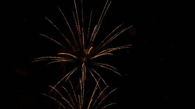 Filmmaterial-Silvester-Feier-Feuerwerk