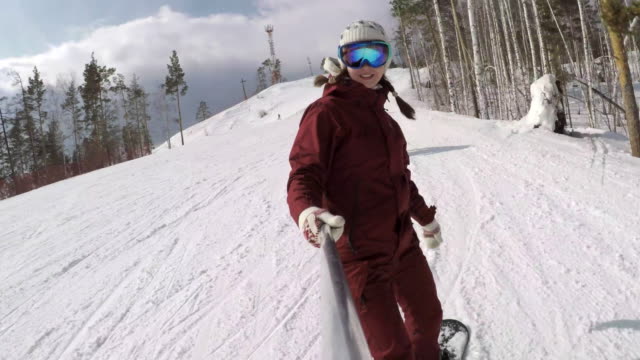 Snowboard-Selfie