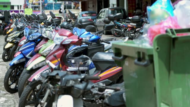 Motorrad-parken-in-Kuala-Lumpur