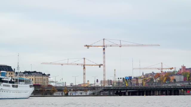 Zona-industrial-de-la-ciudad-de-Estocolmo-en-Suecia