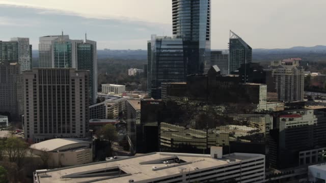 Aerial-of-Buckhead,-Atlanta,-Georgia