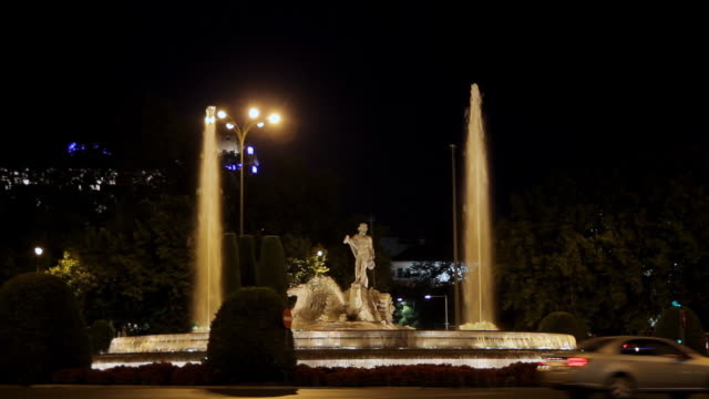 Neptune-Fountain-Madrid-At-Night-(HD)