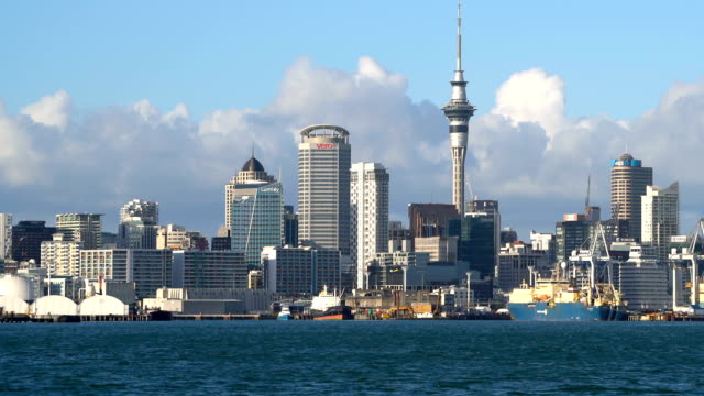 Stadtzentrum-von-Auckland,-Neuseeland