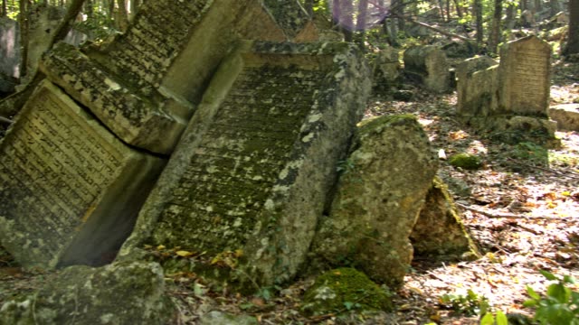 Alten-steinernen-Grabsteinen
