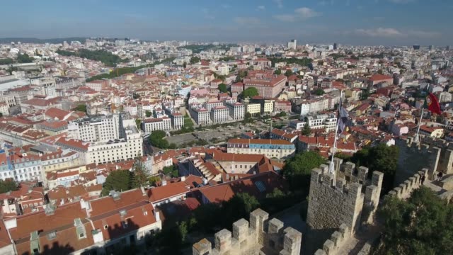 Imágenes-de-drone-de-4K-de-Lisboa-en-Portugal
