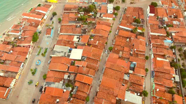 Aerial-view-of-neighbourhood-in-the-coast-in-Brazil.