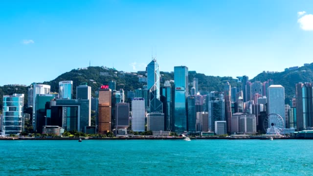 Victoria-Harbour-und-die-Skyline-von-Hong-Kong-Island