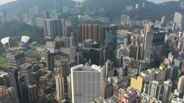 Imágenes-de-vista-aérea-de-4K-de-Causeway-Bay-en-Hong-Kong