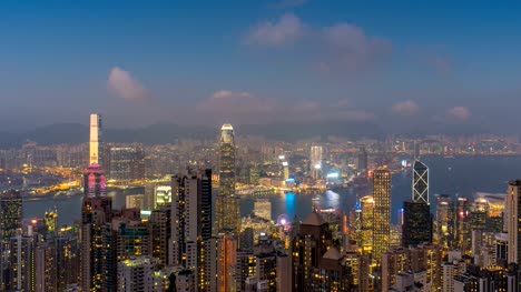 Time-lapse-of-Hong-Kong-cityscape-from-Victoria-peak.