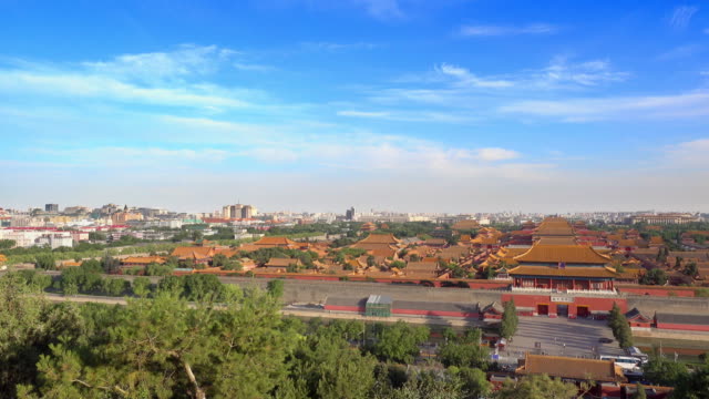 Aerial-view-of-Forbidden-City-in-Beijing