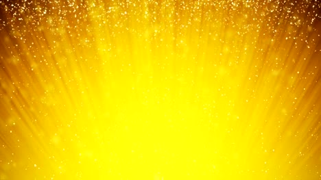 Endlos-wiederholbar,-nahtlose-Schleife-abstrakte-warm-orange-Wirbel-Wellen-Hintergrund-golden-Partikel-in-Lichtstrahlen.-UHD-4k-3840-x-2160.