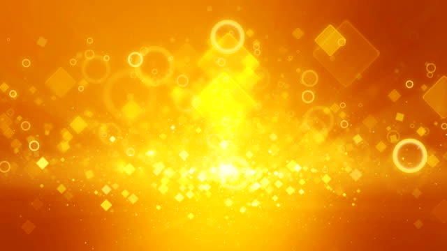 Warm-orange-gold-color-motion-background-with-animated-squares.-Light-ray-beam-effect,-UHD-4k.
