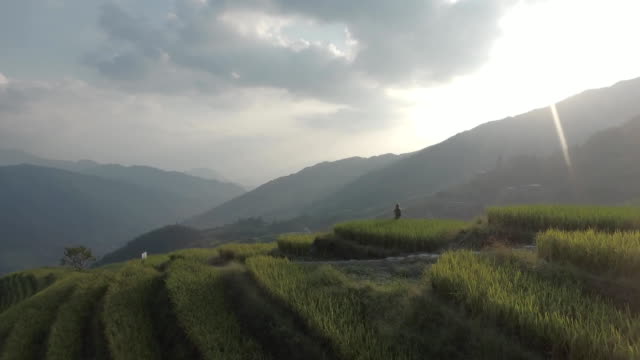 Longji-Reis-Terrasse-in-Ping-eine-Dorf