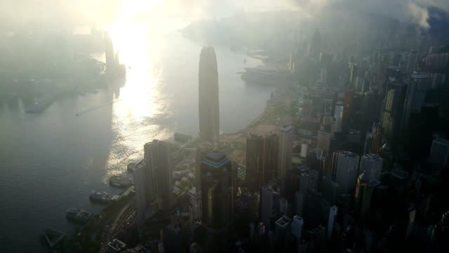 Fly-above-Hong-Kong-city-4k-video