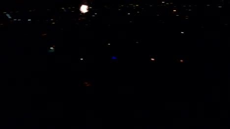 New-Year's-fireworks-in-the-village.-Video-from-a-bird's-eye-view-of-the-village-on-New-Year's-Eve