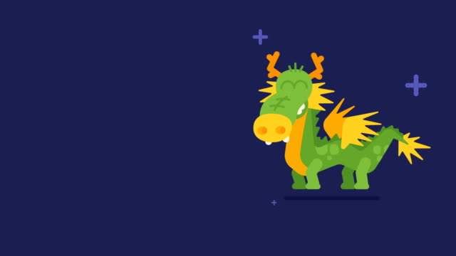 Dragon-and-Flickering-Stars-Funny-Animal-Character-Chinese-Horoscope
