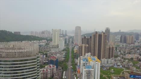china-de-Zhuhai-paisaje-panorama-aéreo-4k