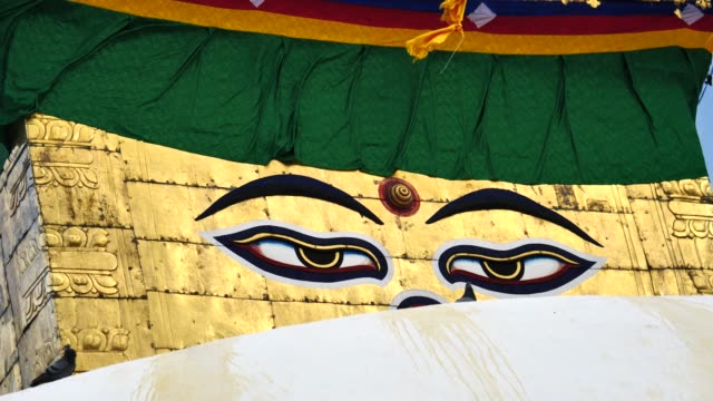 Swayambhunath-stupa-Eye-Buddha-Kathmandu