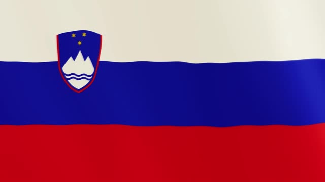 Slovenia-flag-waving-animation.-Full-Screen.-Symbol-of-the-country