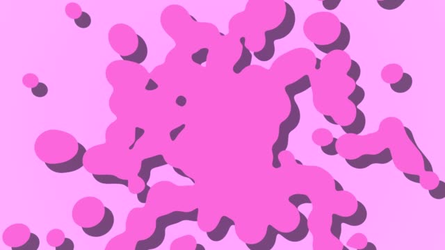 abstrakt-malen-Splatter-Style-Blobs-Cartoon-Motion-Hintergrund-Rosa