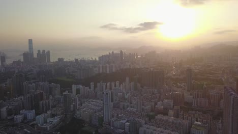 Imágenes-de-vista-aérea-del-barrio-de-Kowloon-en-Hong-Kong