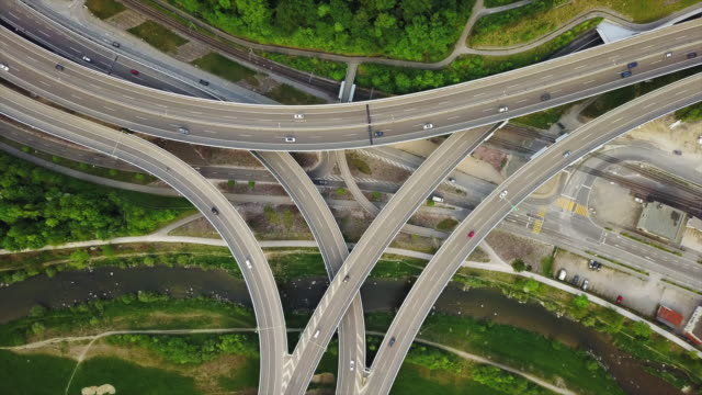 switzerland-zurich-riverside-traffic-road-junction-aerial-down-view-4k