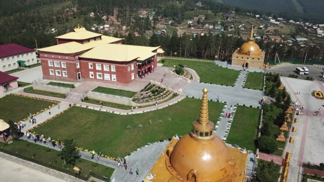 Luftaufnahme-der-Dazan-Rinpoche-Bagsha-in-Ulan-Ude