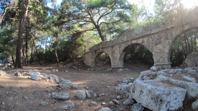 Ciudad-antigua-Phaselis-en-la-provincia-de-Antalya,-Turquía.