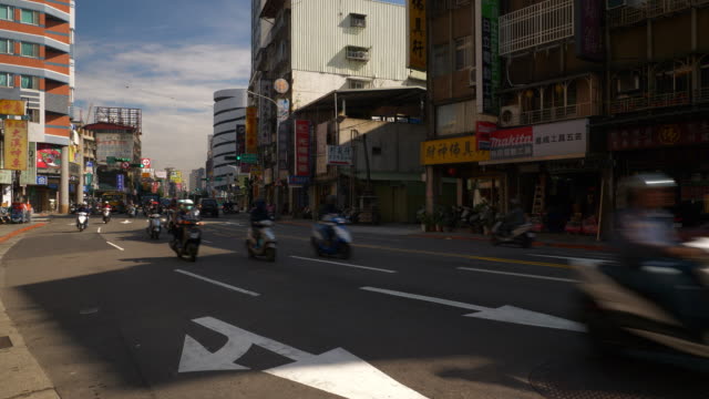 soleado-día-Taipei-City-Traffic-Street-panorama-4k-Taiwán