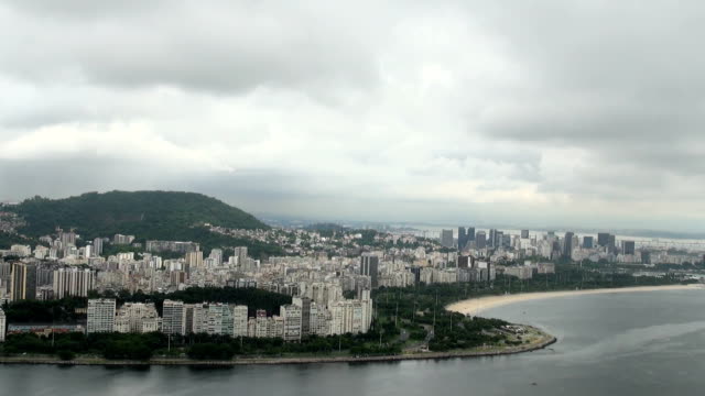 Brasil-vista-panorámica-De-Rio-De-Janeiro-De-la-montaña-De-Sugarloaf