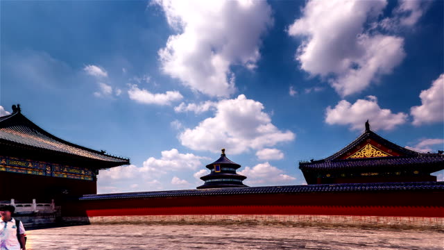 Beijing,China-Jun-20,2014:The-cloudscape-and-the-main-hall-of-the-Temple-of-Heaven-in-Beijing,China