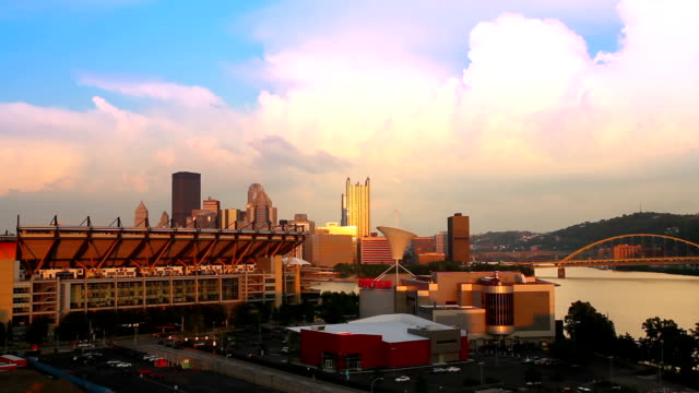 Pittsburgh-Sonnenuntergang-Timelapse