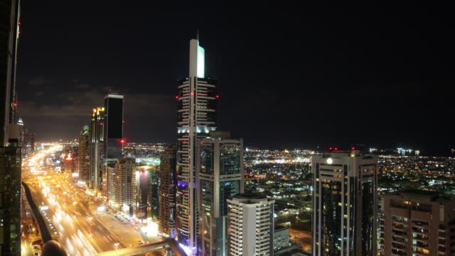 roof-view-4k-time-lapse-on-main-street-in-dubai