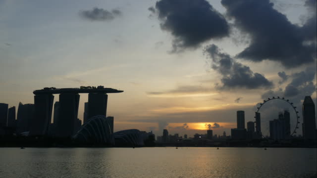 timelapse-Singapur-skyline-der-Stadt-scape
