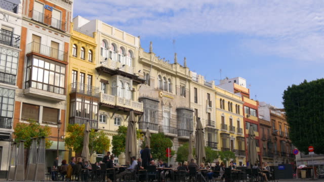 wichtigsten-Straße-cafâ-\"--Â-Ort-von-4-k-Spanien-Sevilla