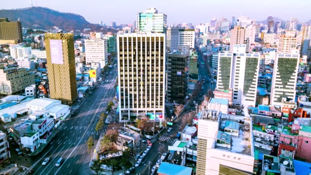 Zeitraffer-Der-Stadt-Seoul-Se