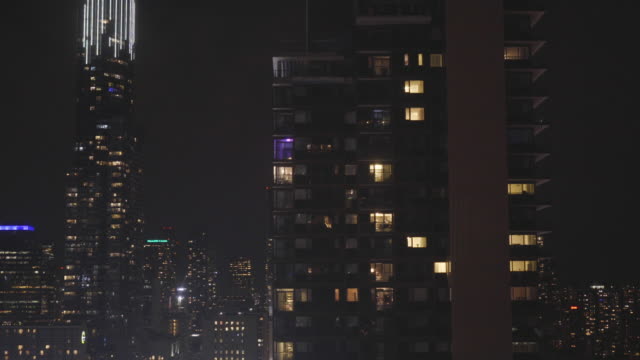 Nacht-Leben-Blick-auf-Toronto-Ontario-Kanada-Kern-der-Innenstadt