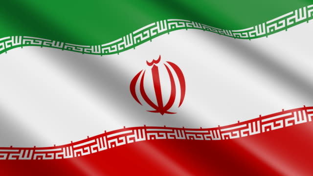 Flagge-von-Iran-(seamless-Loop)