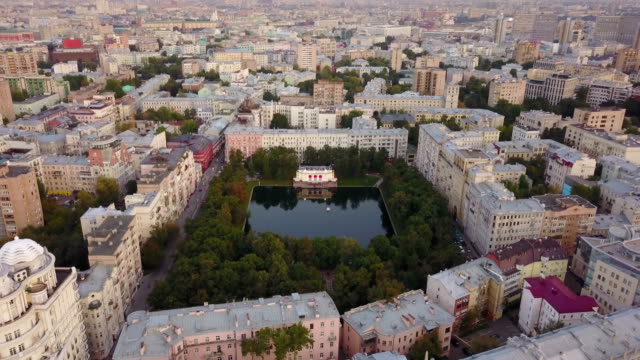The-old-districts-of-Moscow-in-the-evening