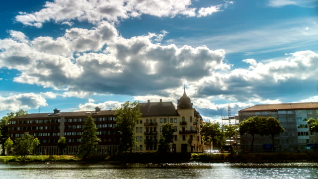 Timelapse-over-Swedish-Town