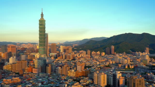 Ein-wunderschönes-Gebäude-Architektur-Stadtleben-in-Taipei-taiwan