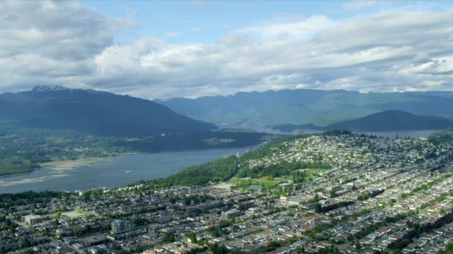 Vista-aérea-de-la-zona-residencial,-en-la-zona-este-de-Vancouver