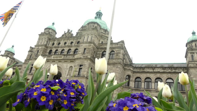 Edificio-del-Parlamento,-Victoria,-Canadá