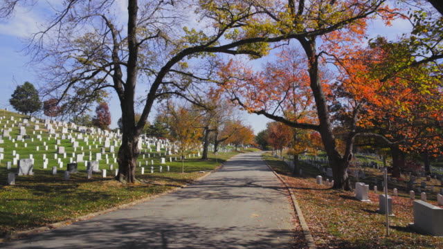 Arlington-Friedhof-während-des-Herbstes