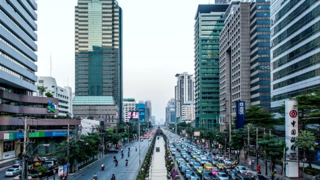 Paisaje-urbano-y-del-tráfico-en-Bangkok