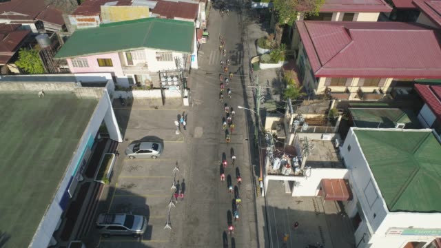 Ciclismo-competiciones-en-la-ciudad-de-Vigan,-Filipinas