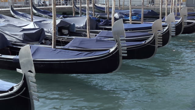 7-Einzelheiten-der-Gondeln-Boote-In-Venedig-Italien-Venezia-Italia