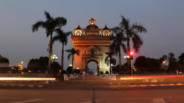 Patuxai-in-der-laotischen-Hauptstadt-Vientiane-timelapse