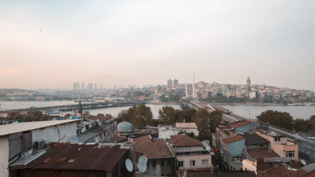Timelapse-de-tráfico-en-la-ciudad-de-Estambul
