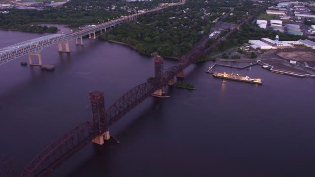 Luftbild-Brücken-in-Philadelphia